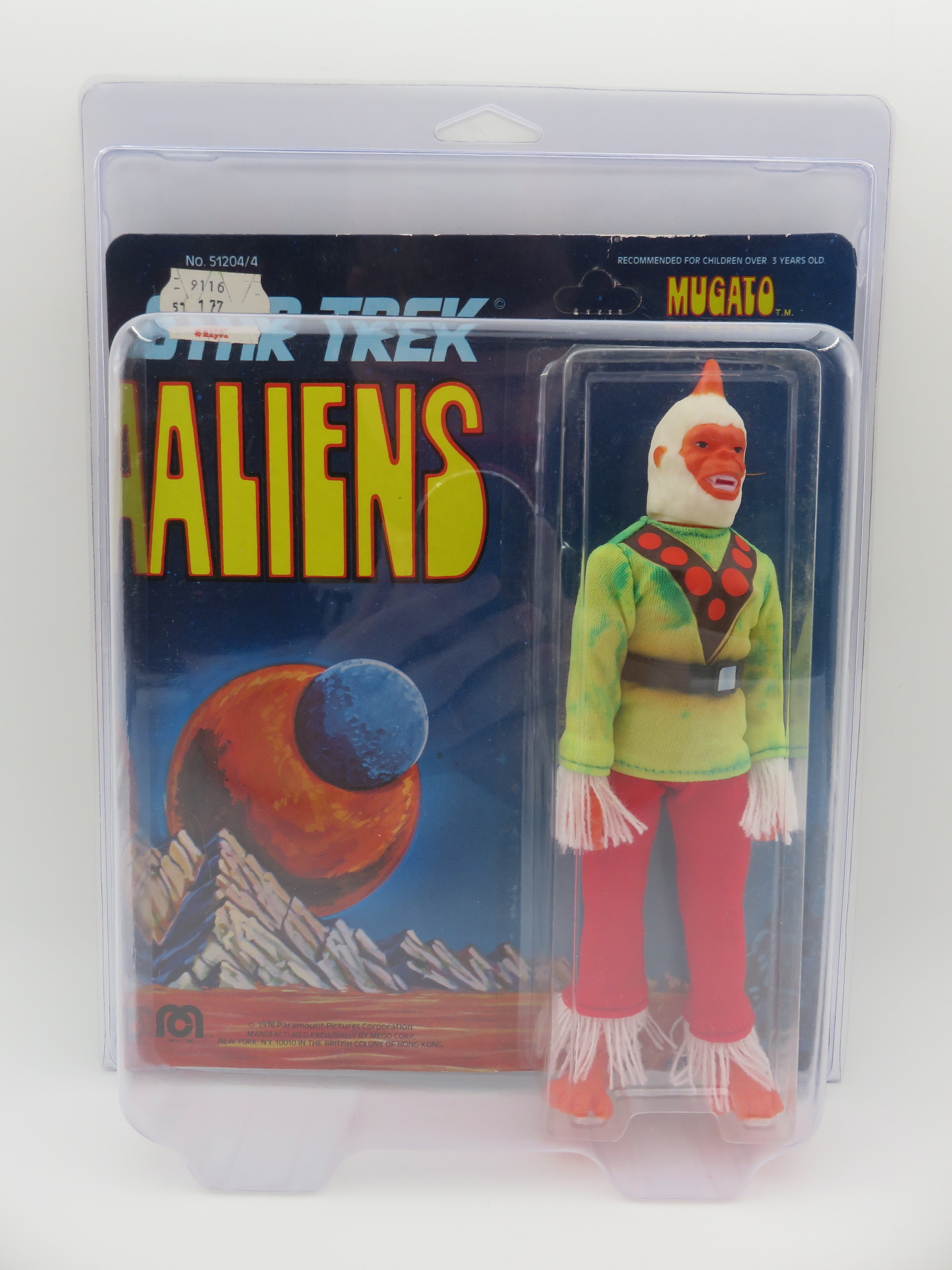 STAR TREK ALIENS Mugato 8" Action Figure - Mego Corp. (1976) Series 3 Vintage Toy